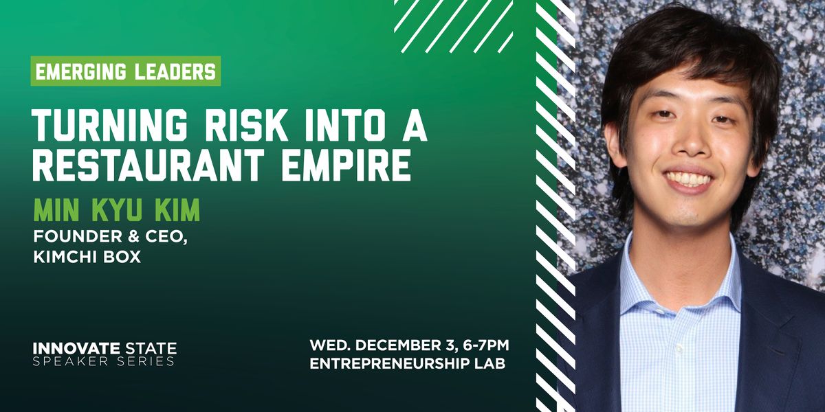 Emerging Leaders: Turning Risk into a Restaurant Empire, 3 December | Event in East Lansing | AllEvents