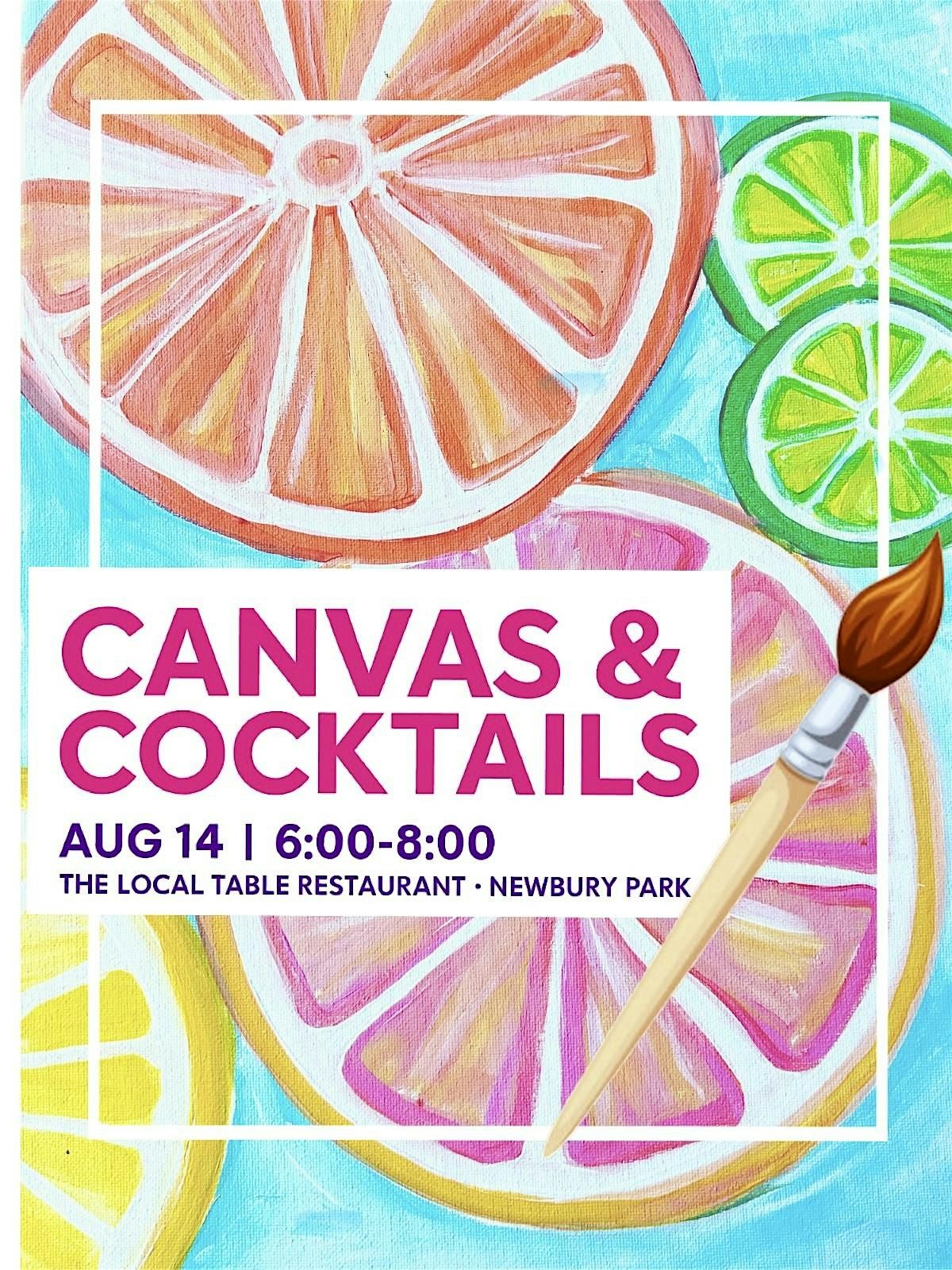 Canvas & Cocktails #3 “Citrus Bliss”, 14 August | Event in Thousand Oaks | AllEvents