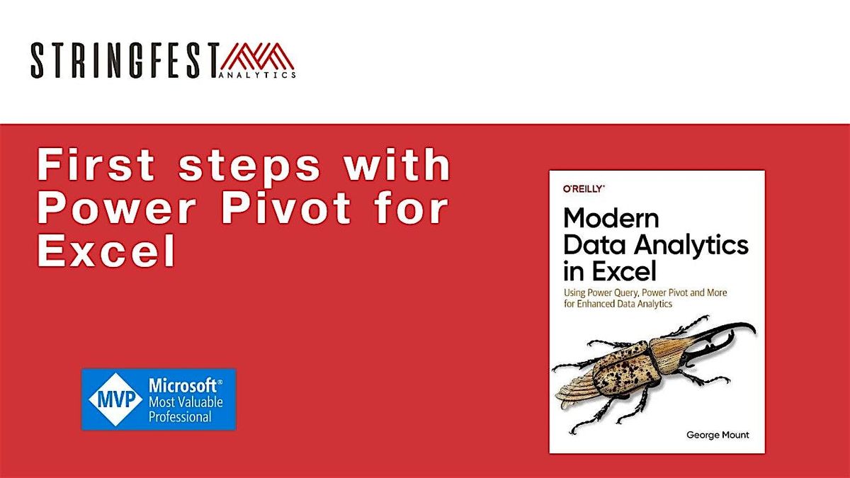 First Steps with Power Pivot for Excel, 30 July | Online Event | AllEvents