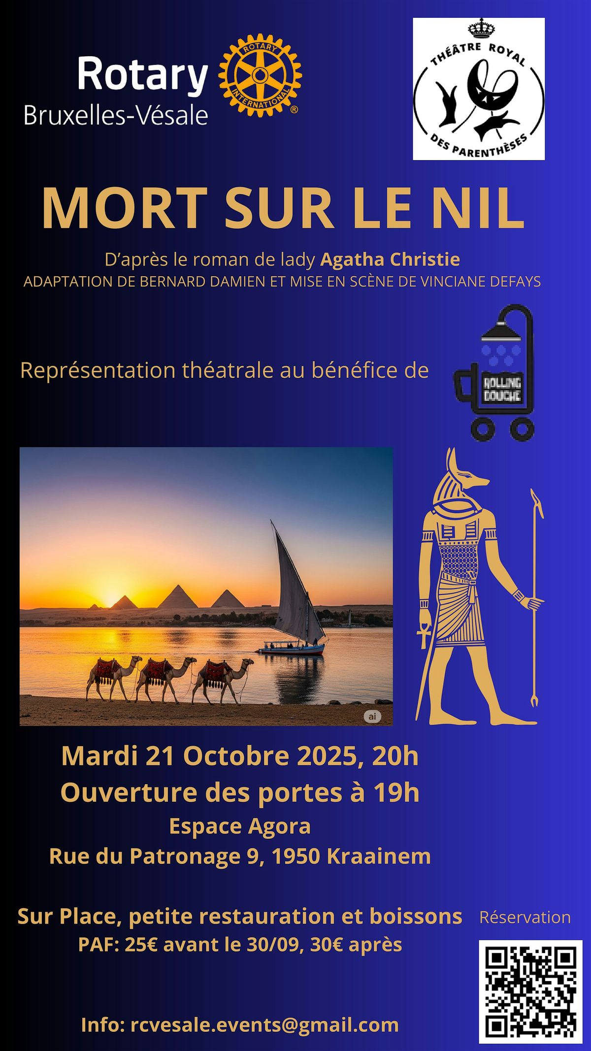 Copie de Mort sur le Nil test, 5 September | Event in Kraainem | AllEvents