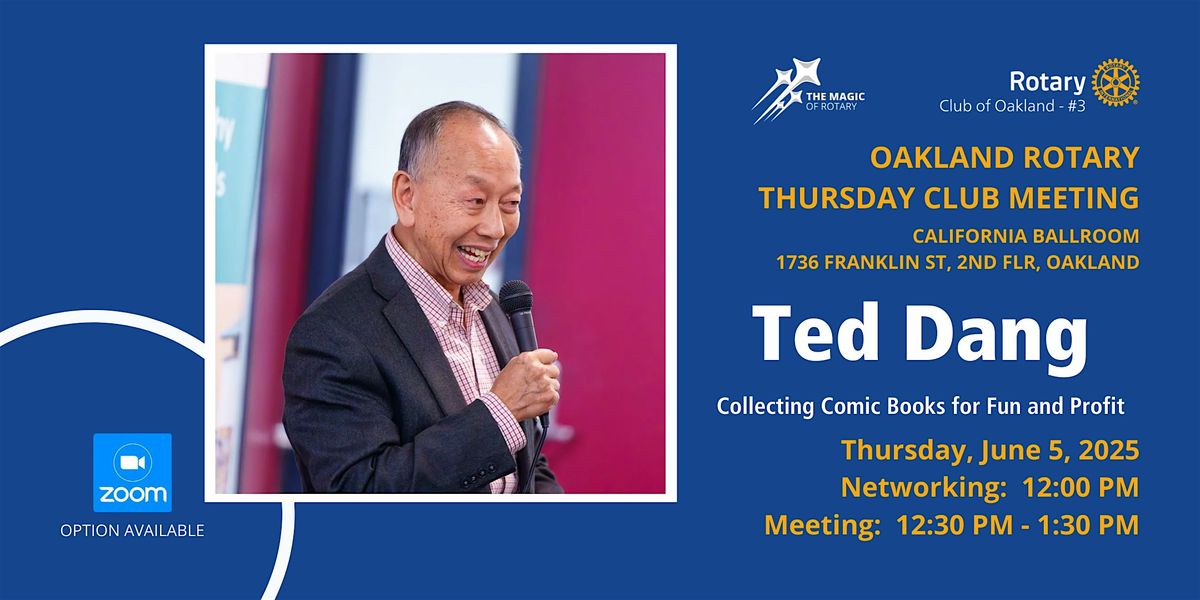 Ted Dang – Collecting Comic Books for Fun and Profit | Event in Oakland | AllEvents