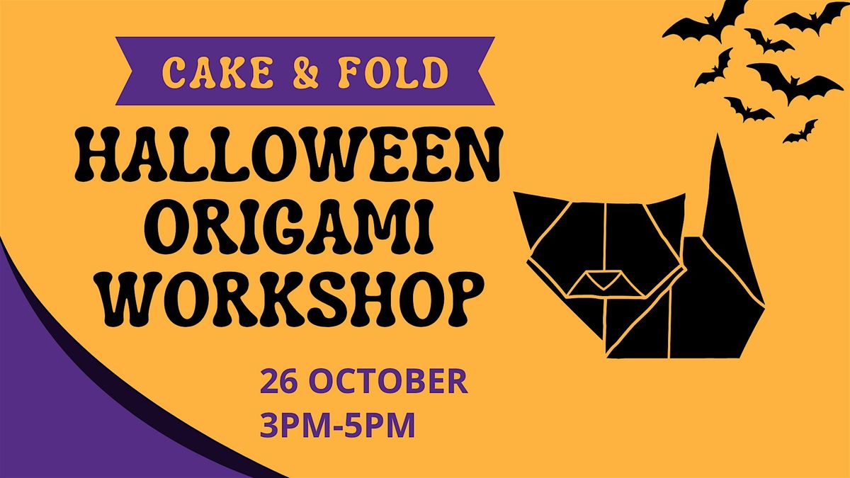Cake & Fold: Halloween origami workshop @ WSK Cafe Hub, Worthing, 26 October | Event in West Worthing