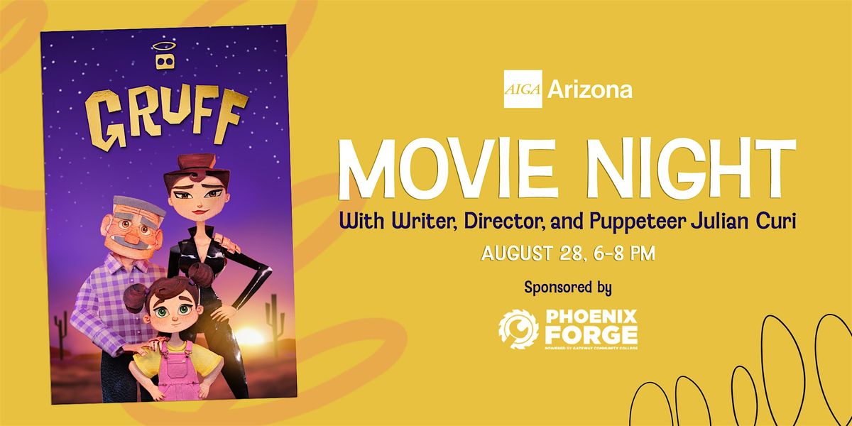 AIGA AZ Movie Night: Screening + Q&A with Julian Curi, 28 August | Event in Phoenix | AllEvents