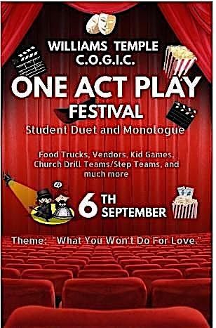 One Act Play Festival, 5 September | Event in Houston | AllEvents