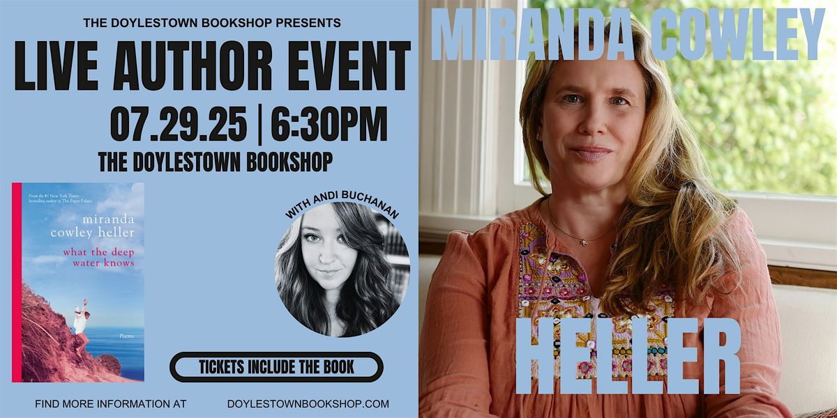 Miranda Cowley Heller with Andi Buchanan // What the Deep Water Knows, 29 July | Event in Doylestown | AllEvents