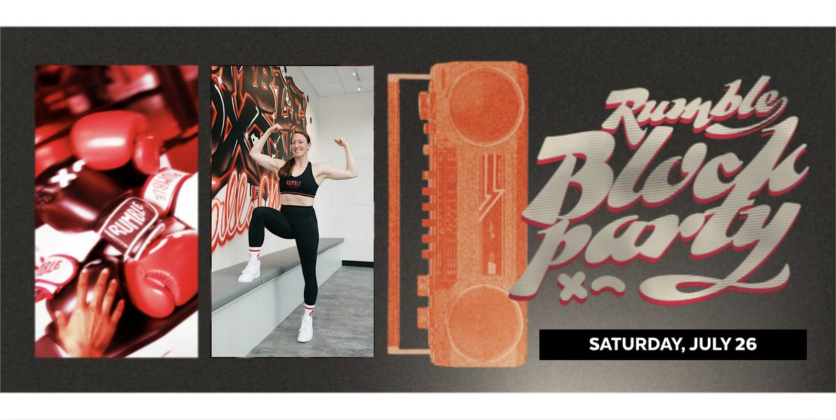 Rumble FALLS CHURCH - Block Party Free Class, 26 July | Event in Falls Church | AllEvents