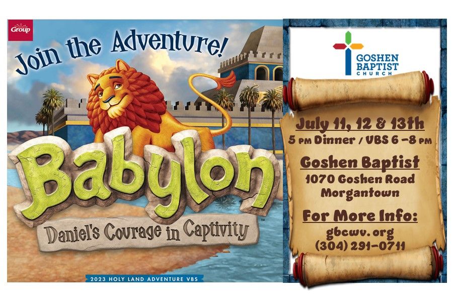Vacation Bible School Goshen Baptist Church, Goshen Baptist Church