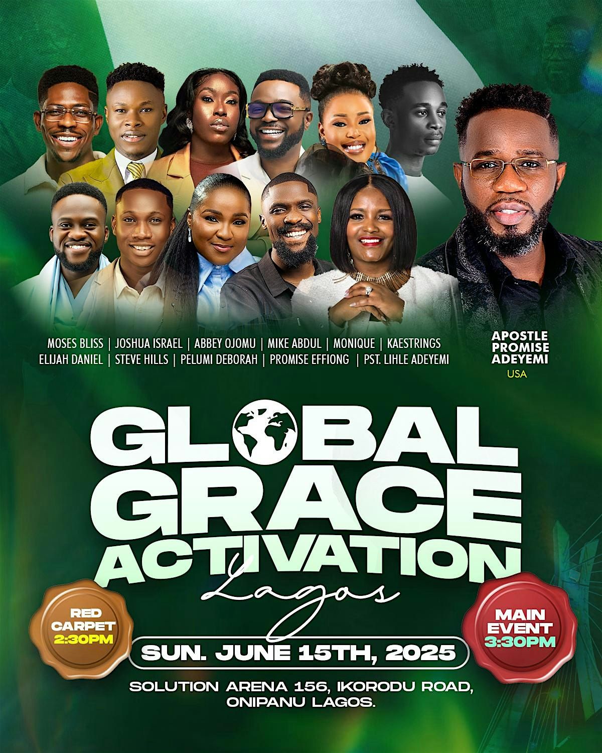 Volunteers needed for Lagos Global Grace Activation 2025, 15 June | Event in Lagos | AllEvents