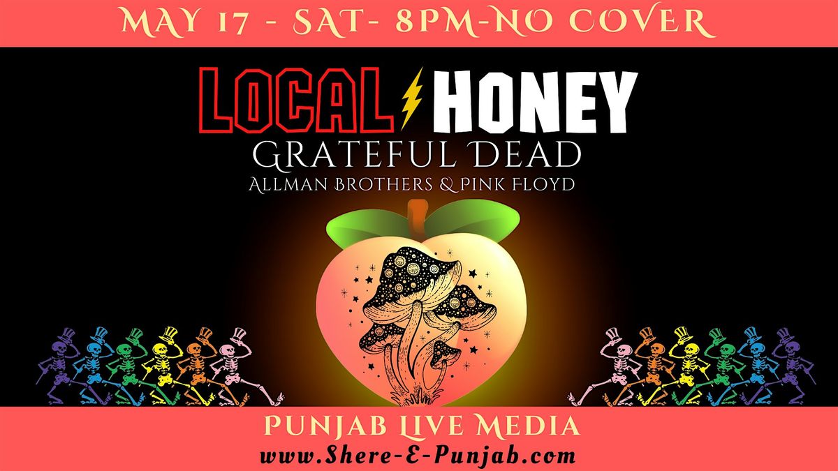 Local Honey ~ Allman Brothers / Dead /Pink Floyd, 17 May | Event in Media | AllEvents