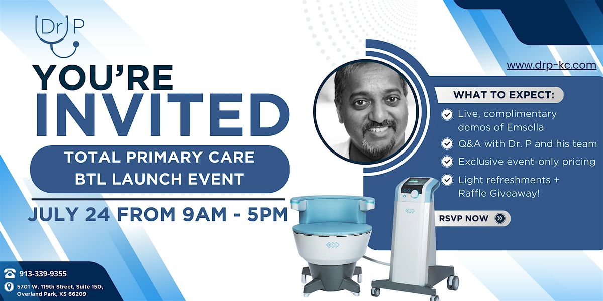 Empower Your Body:Emsella & Emtone Launch Event at Total Primary Care in KC, 24 July | Event in Overland Park