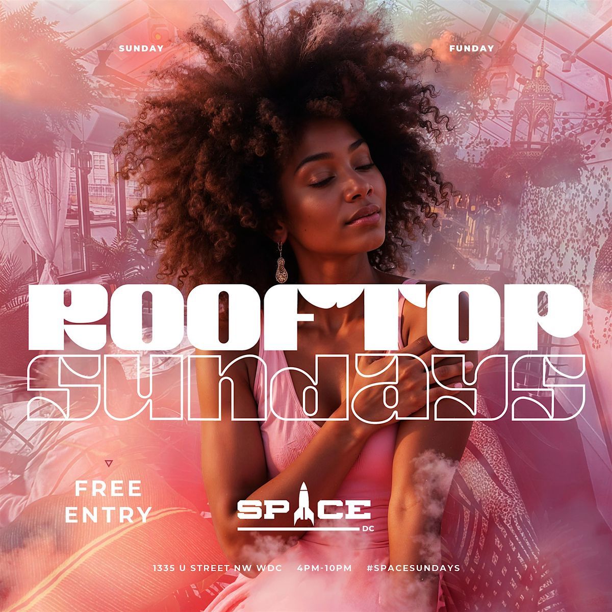 Rooftop Day Party at Space Lounge – Free Entry w/ RSVP [5-10PM] | Event in Washington | AllEvents