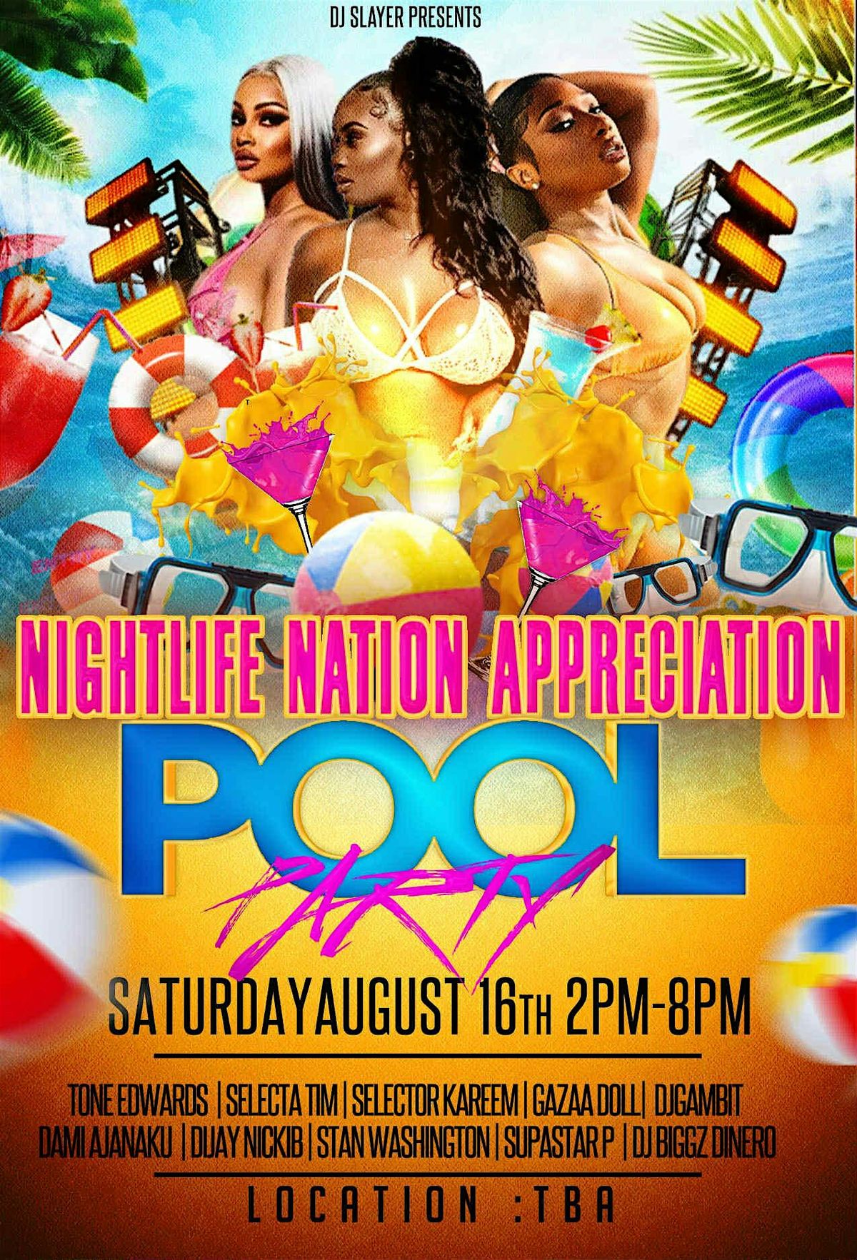NightlifeNation Appreciation Pool Party | AllEvents
