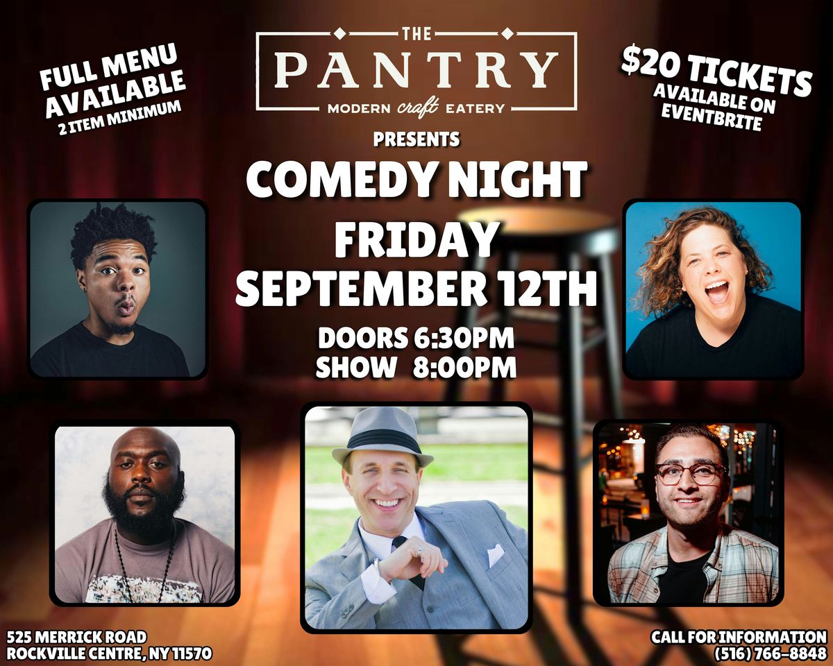 Comedy Night at The Pantry RVC, 12 September | Event in Rockville Centre | AllEvents