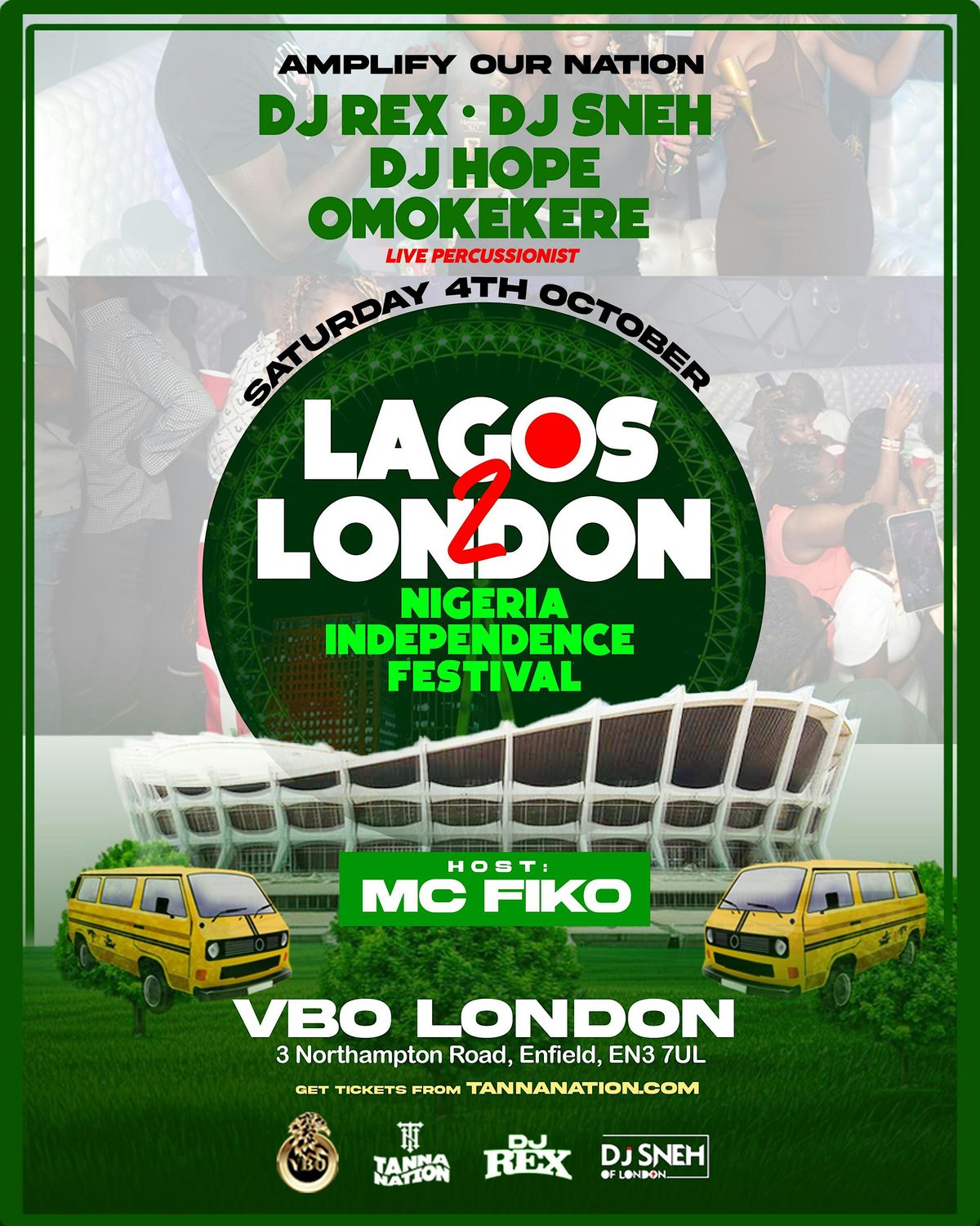 VBO LONDON: LAGOS2LONDON | THE INDEPENDENCE FEST WITH DANNY S, 4 October | Event in Enfield | AllEvents
