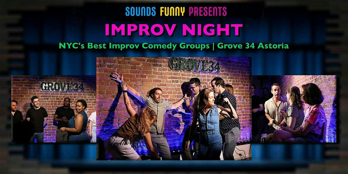 Improv Night at Grove 34, 21 December | Event in Queens | AllEvents
