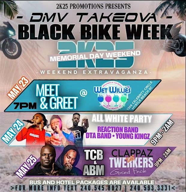 DMV Takeova “Black Bike Week” 2K25, 24 May | Event in Myrtle Beach | AllEvents