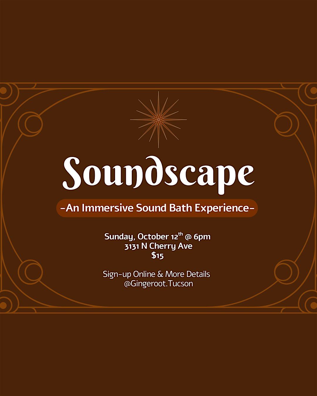 Soundscape, 12 October | Event in Tucson | AllEvents