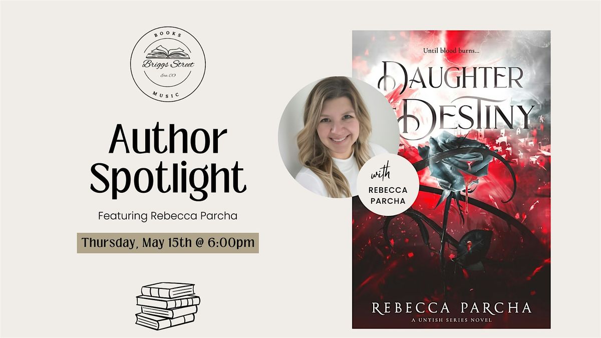 Author Spotlight: Rebecca Parcha, 15 May | Event in Erie | AllEvents