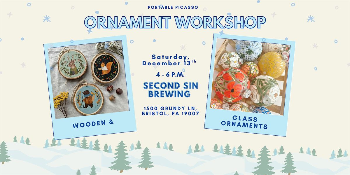 Ornament Workshop - Paint and Sip - Craft Night, 13 December | Event in Bristol | AllEvents