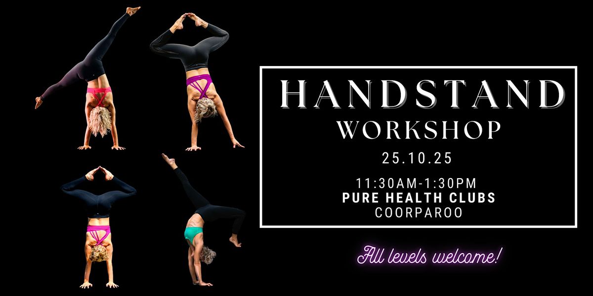 Handstand Workshop for all Levels!, 25 October | Event in Coorparoo | AllEvents
