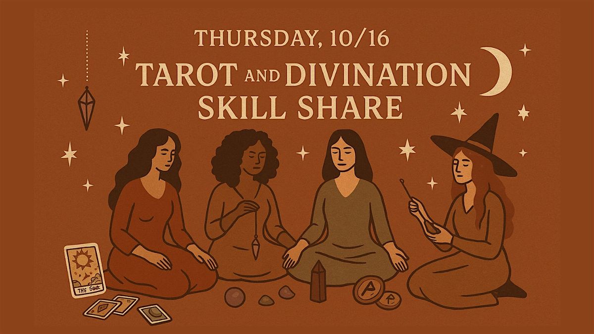 Tarot and Divination Skill Share, 16 October | Event in Denver | AllEvents