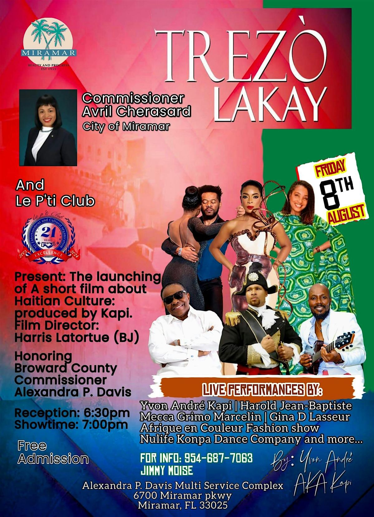 Trezò Lakay, 8 August | Event in Miramar | AllEvents