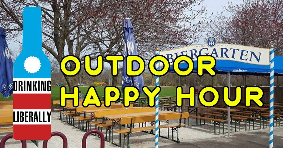 Drinking Liberally Milwaukee Outdoor Happy Hour, Estabrook Beer Garden