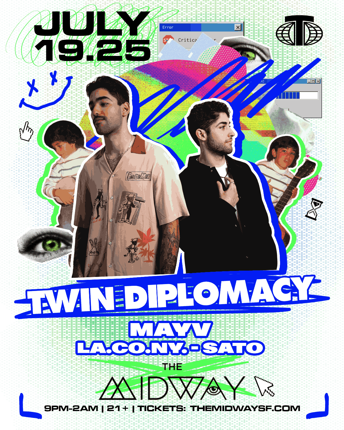 Twin Diplomacy at Pure Nightclub