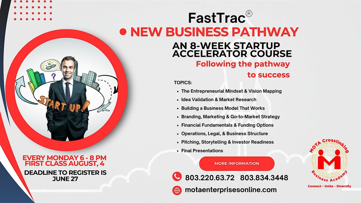 BUSINESS PATHWAY FOR STARTUPS, 4 August | Event in West Columbia | AllEvents