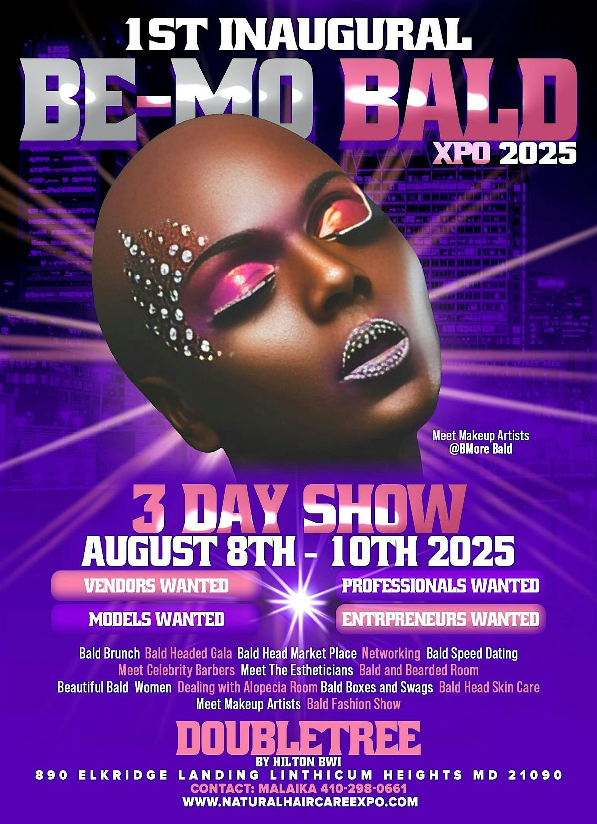 Be-Mo Bald Xpo 2025, 8 August | Event in Linthicum Heights | AllEvents