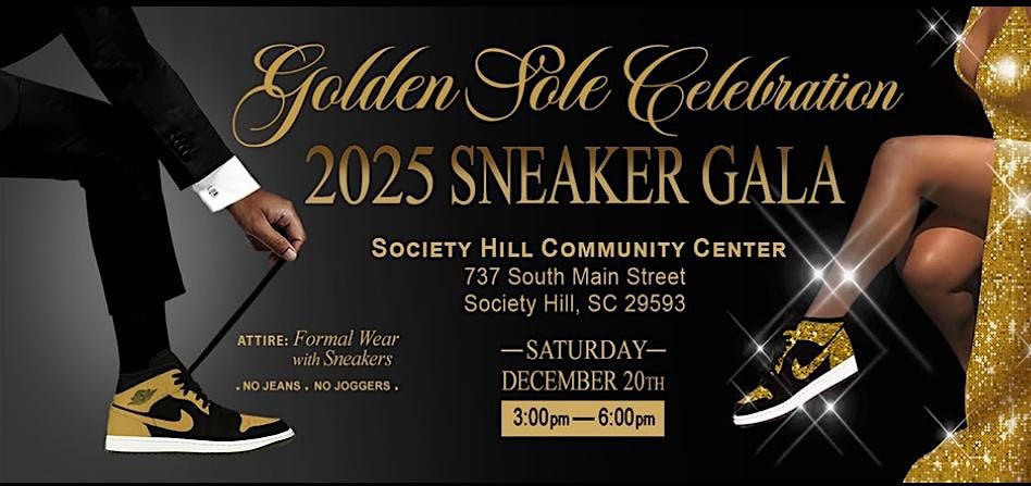 Golden Sole Celebration: 2025 Sneaker Gala, 20 December | Event in Society Hill | AllEvents