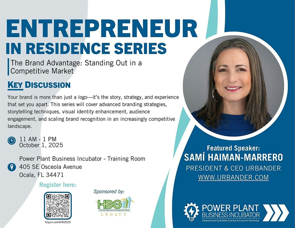 Free Business Workshop (Entrepreneur in Residence Series) | Event in Ocala | AllEvents