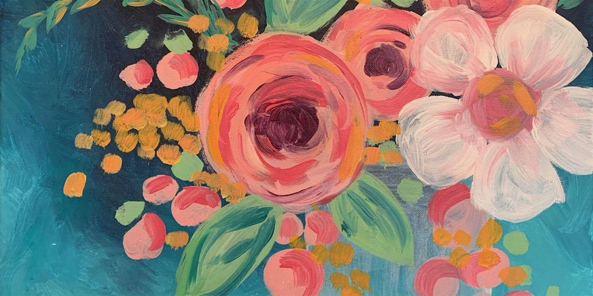 Sugar Coral Blossoms - Paint and Sip by Classpop!™, 17 May | Event in Katy | AllEvents