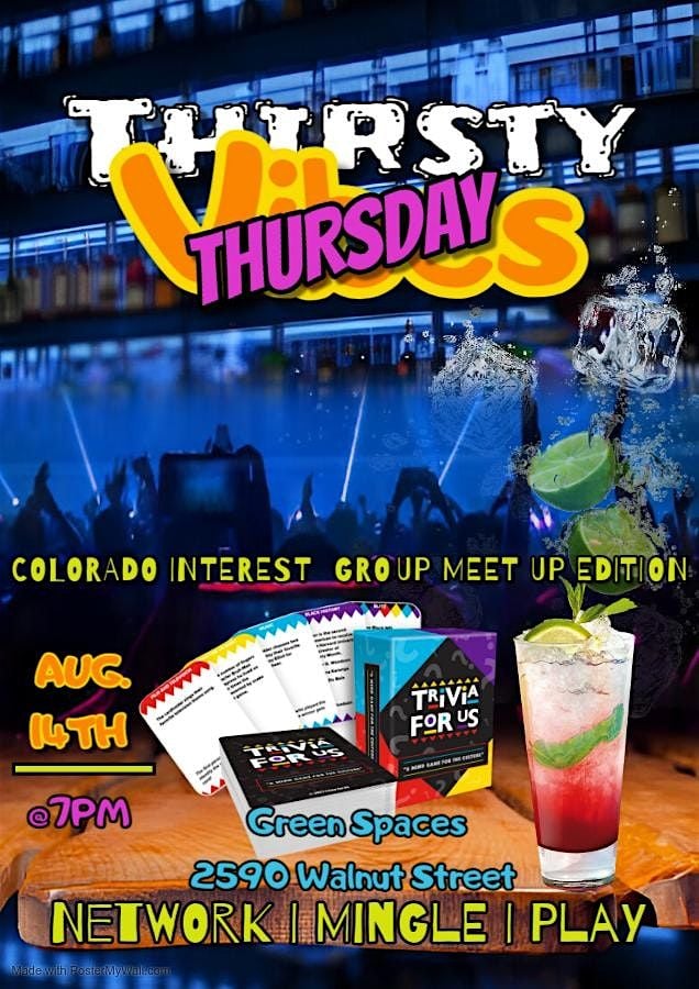 Trivia For Us: Colorado Black Interest Group Meetup Edition @Green Spaces, 14 August | Event in Denver | AllEvents