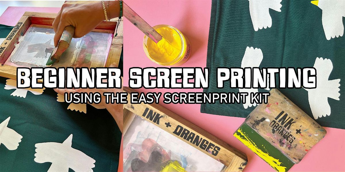 Stencil Screen Printing for Beginners – Print Your Own Tote & More!, 4 July | Event in Clarence Gardens