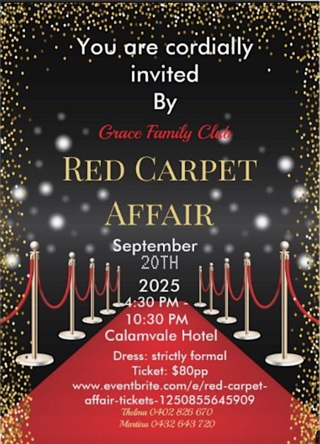 Red Carpet Affair, 20 September | Event in Calamvale | AllEvents