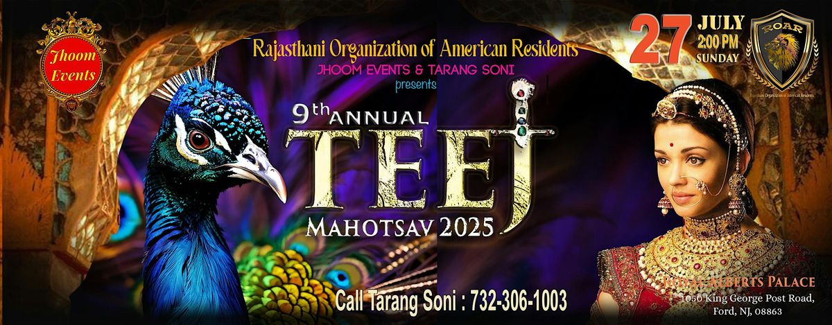 TEEJ MAHOTSAV 2025, 27 July | Event in Edison | AllEvents
