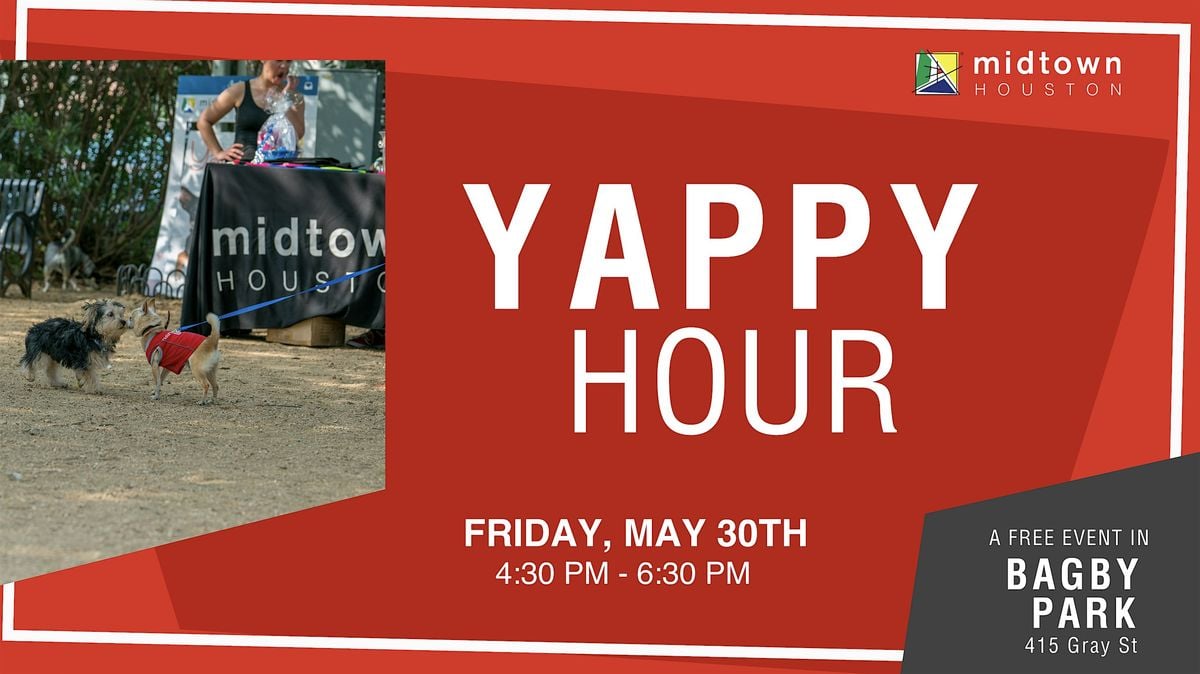 Yappy Hour in Midtown, 25 July | Event in Houston | AllEvents