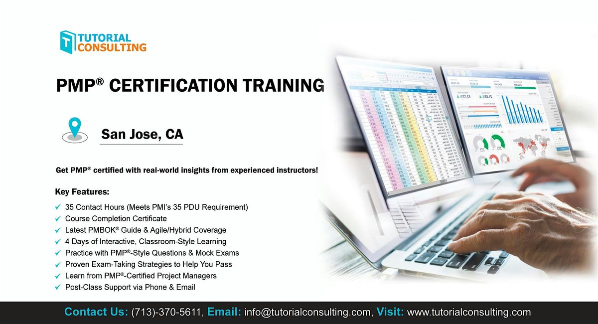PMP® Classroom Program – Get Certified  in San Jose, CA, 16 August | Event in San Jose | AllEvents
