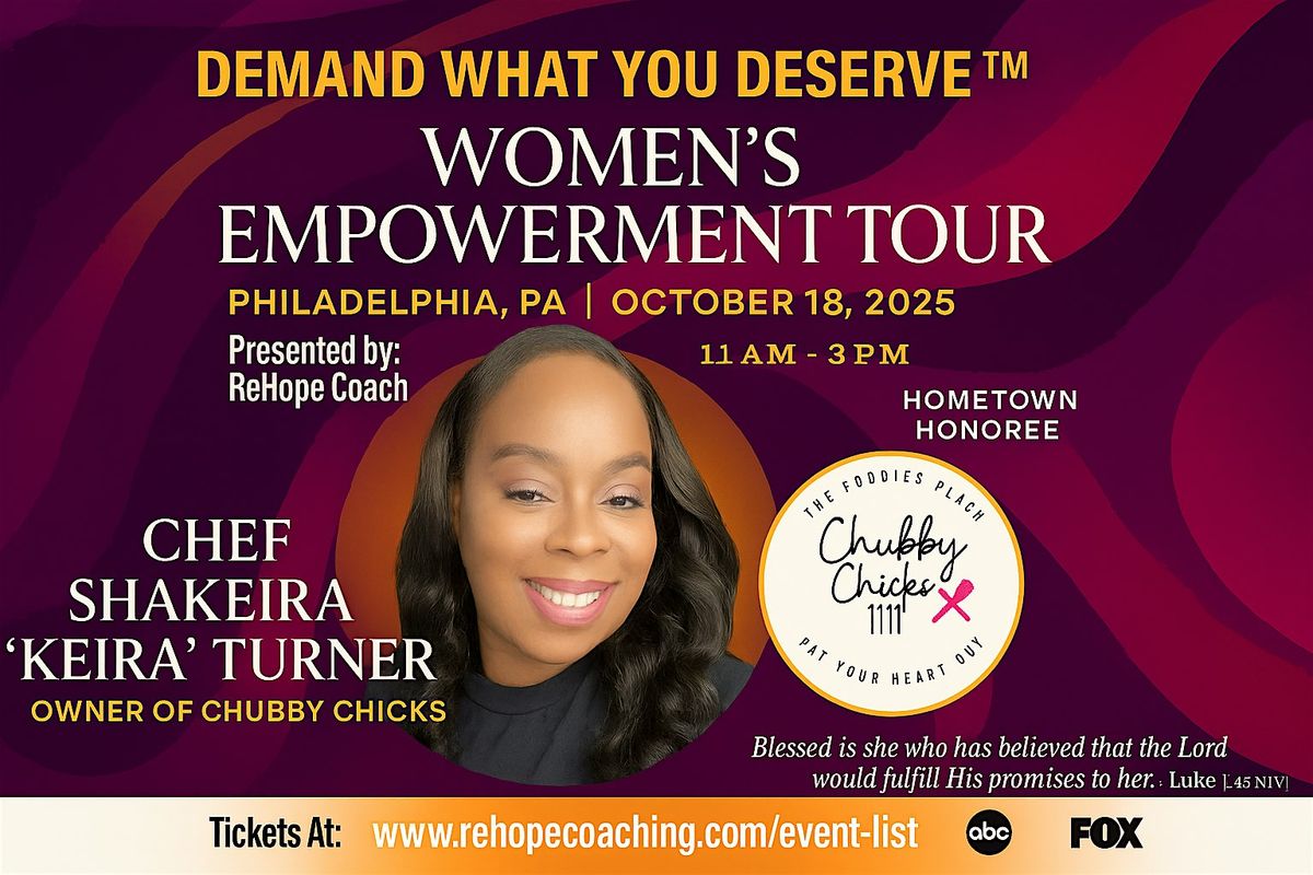 Demand What You Deserve™️ Philly Brunch, 18 October | Event in King of Prussia | AllEvents