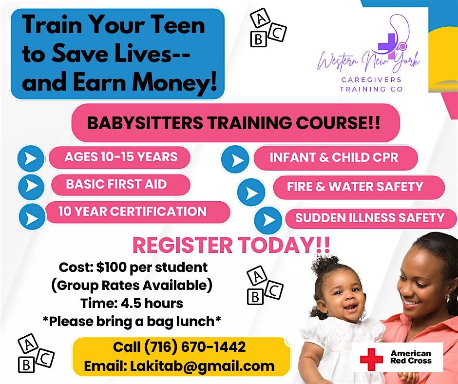 ARC: Babysitter's Training Course, 1 November | Event in Buffalo | AllEvents