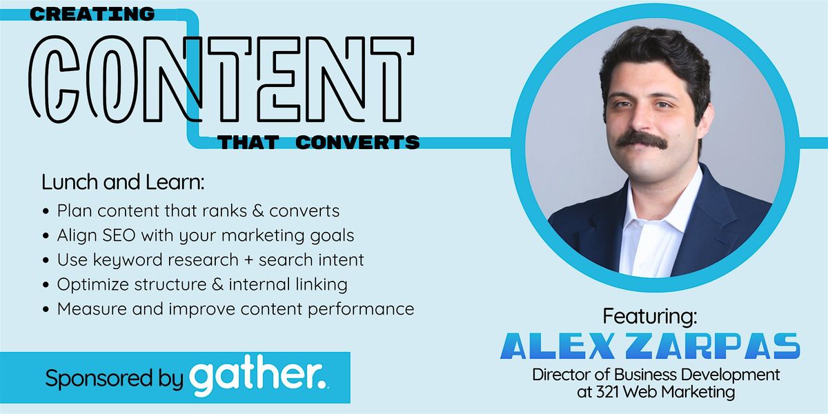 Lunch and Learn : Creating Content that Converts, 10 July | Event in Virginia Beach | AllEvents