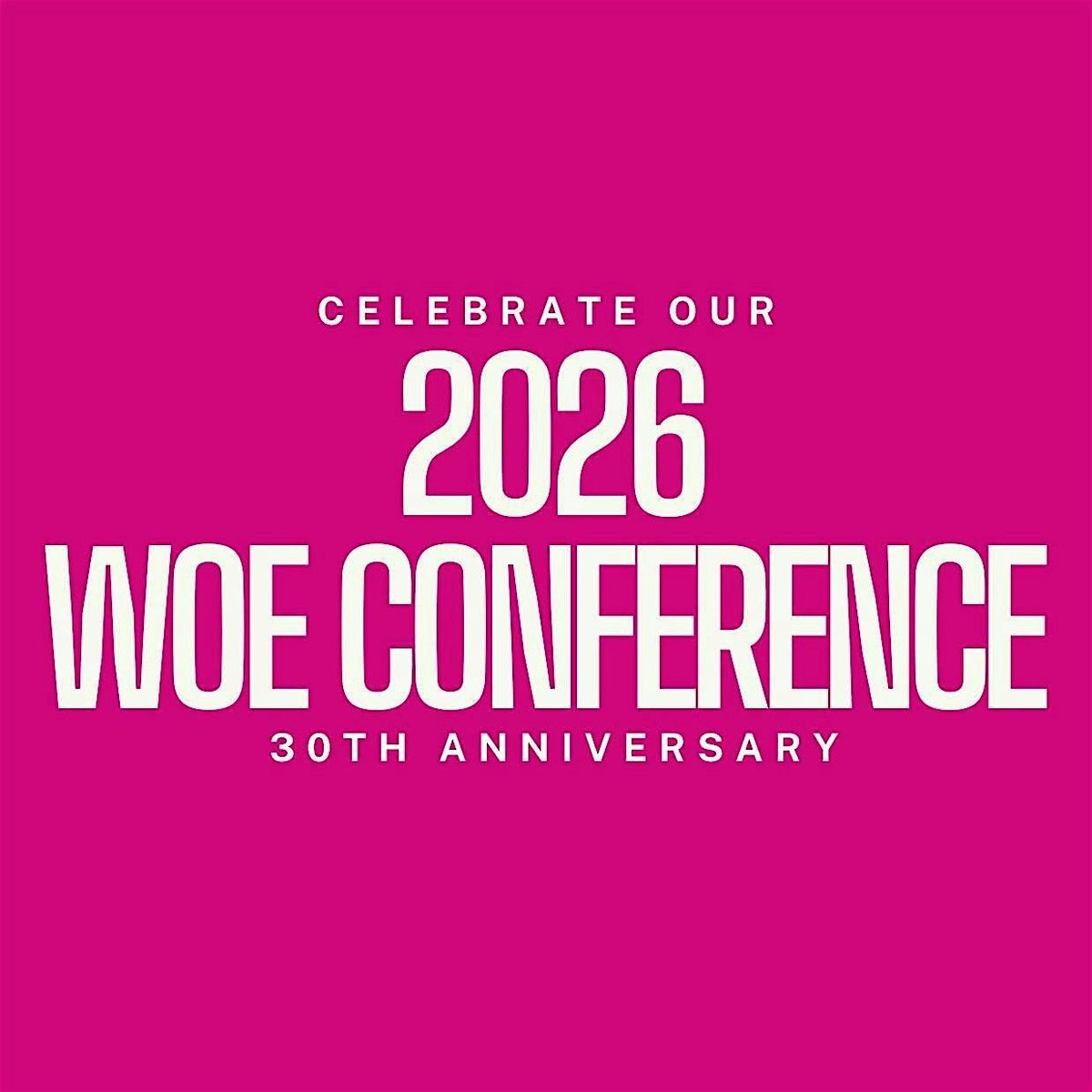 2026 WOE Conference, 16 April | Event in Easton | AllEvents