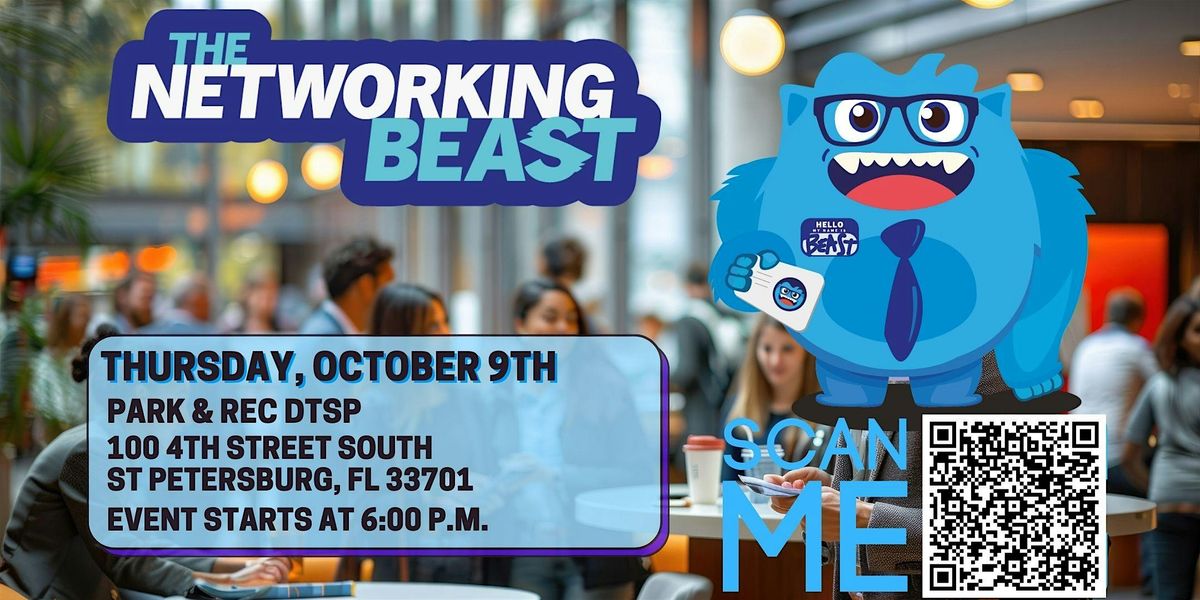 Networking Event & Business Card Exchange - The Networking Beast (St.Pete), 9 October | Event in St. Petersburg