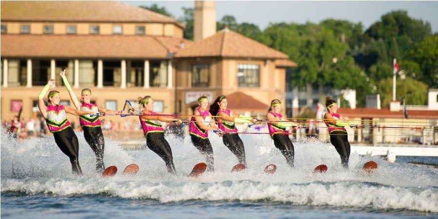 Water Ski Show Fest, Lake Geneva Public Library, August 20