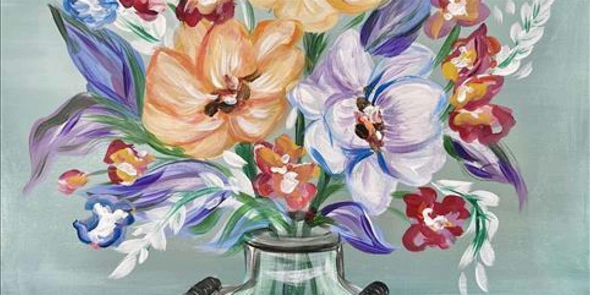 Flowers Bloom - Paint and Sip by Classpop!™, 12 June | Event in Houston | AllEvents
