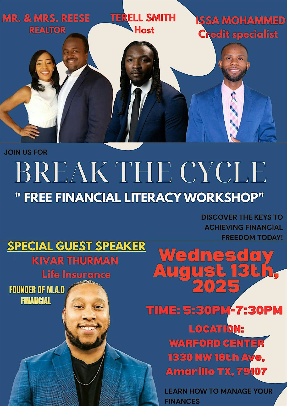 Break the cycle "Free Financial Literacy Workshop, 13 August | Event in Amarillo | AllEvents