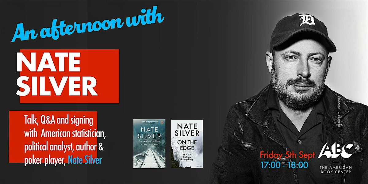 An Afternoon with Nate Silver: talk, Q&A and signing, 5 September | Event in Amsterdam | AllEvents