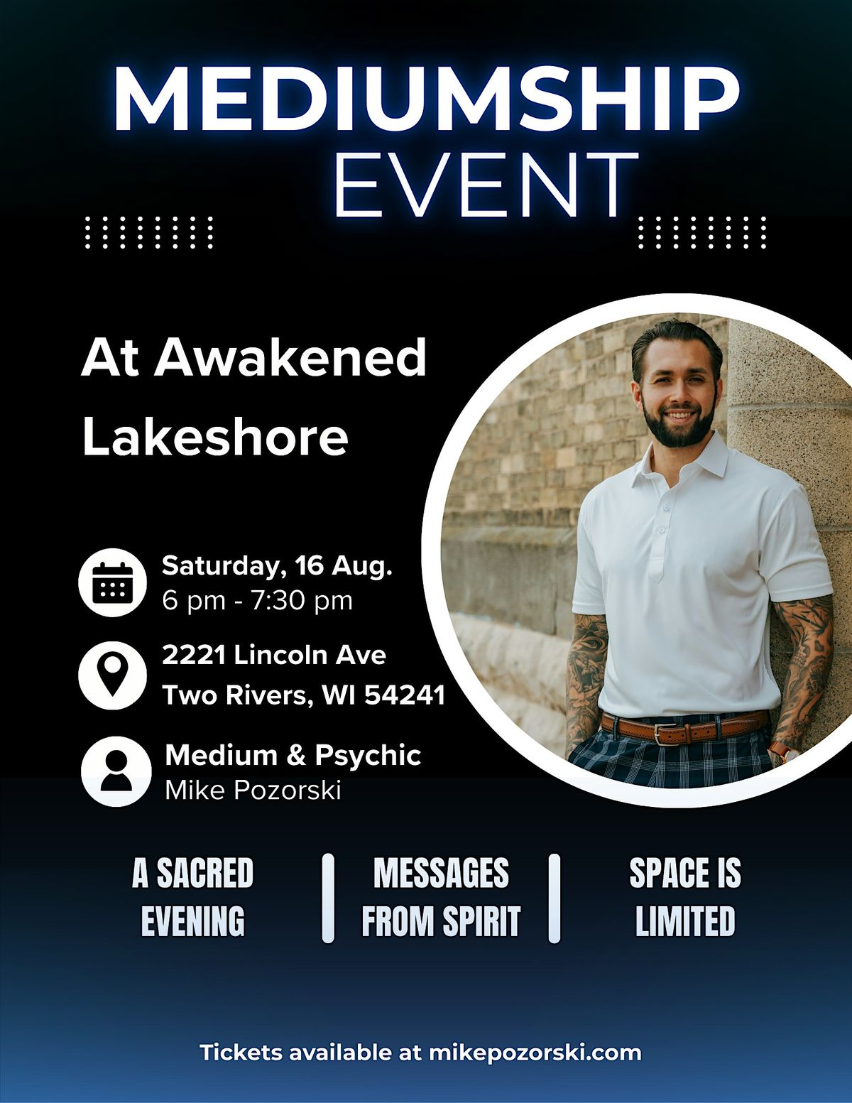 Mediumship Event Two Rivers, 16 August | Event in Two Rivers | AllEvents