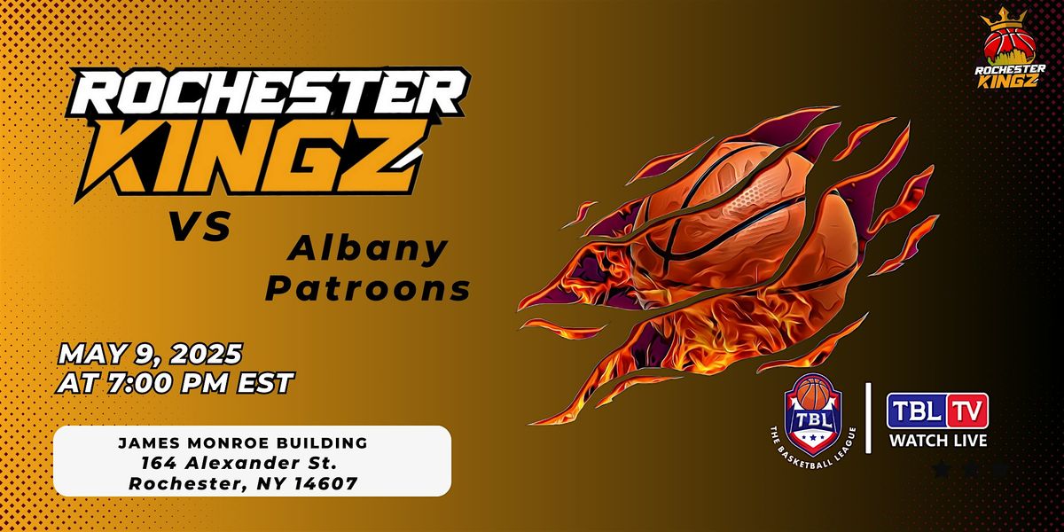 Rochester Kingz Vs Albany Patroons- HOME GAME, 9 May | Event in Rochester | AllEvents